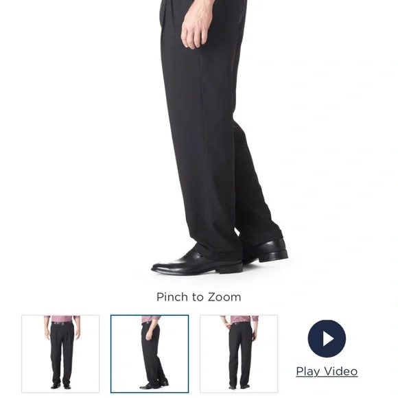 Price drop! 🆕 NWT 36x30, Black, Haggar E-CLO Stria Dre… - Picture 5 of 6